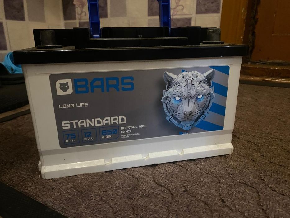 Продам аккумулятор барс 75