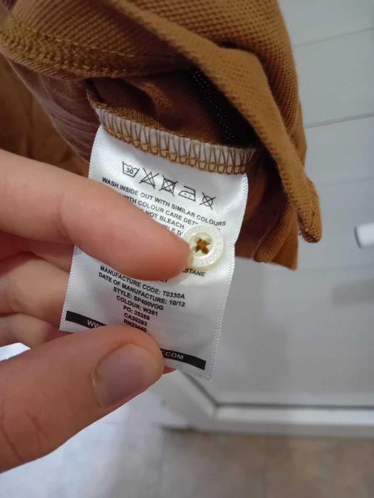 Чисто нова оригинална фланелка с яка Lyle & Scott