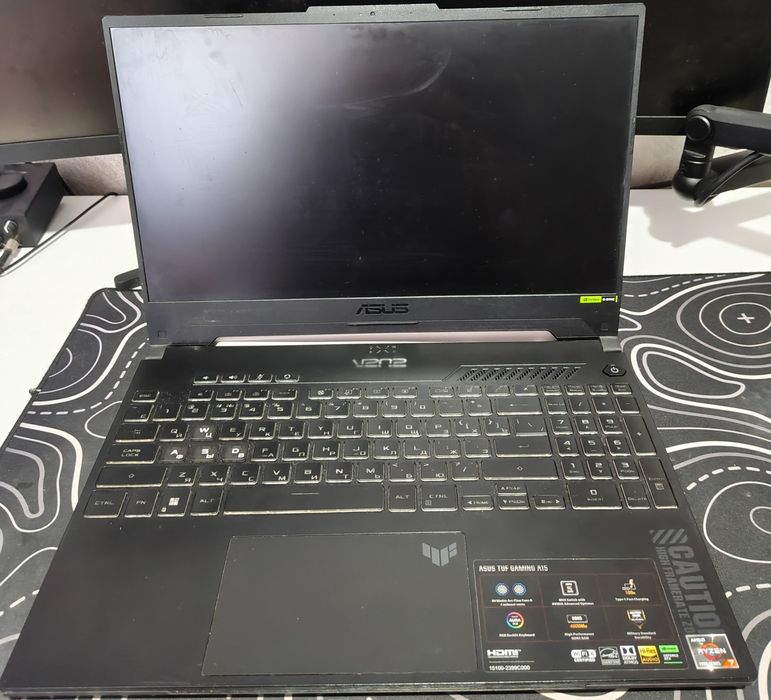 Ноутбук ASUS TUF Gaming A15 2023 на детали