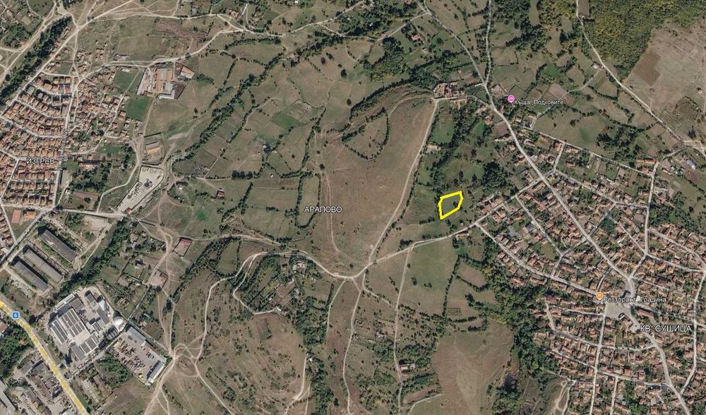 ПАРЦЕЛ 1800 кв.м, град Карлово, Сушица