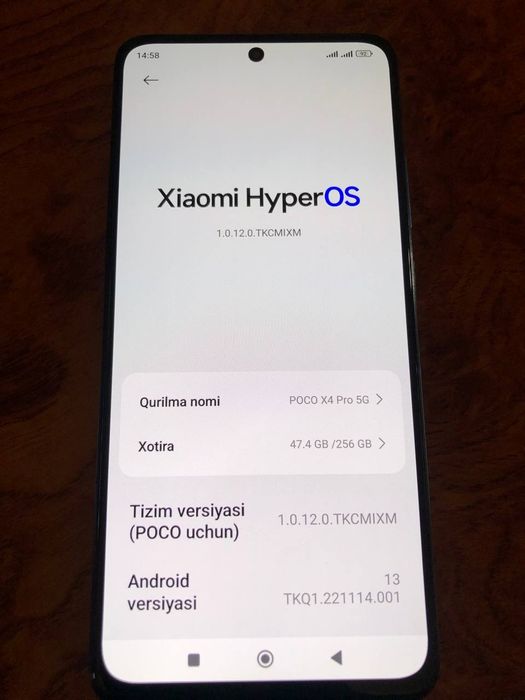 POCO X4 pro, 8/256 gb