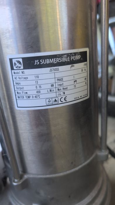 Pompa sumersibila la 110v