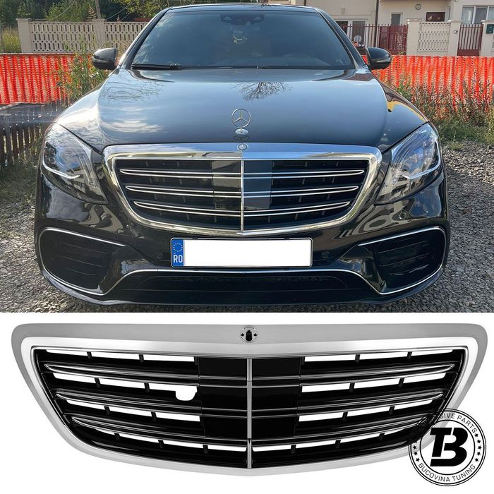 Grila compatibila cu Mercedes S-Class W222 S63 Design cu Distronic