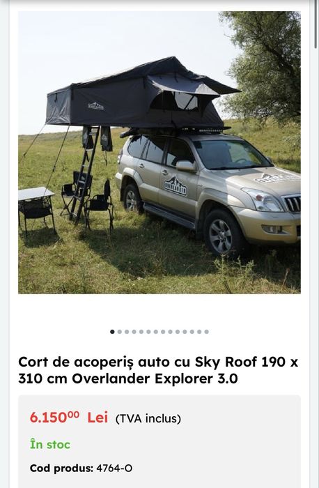 Cort plafon overlander 3.0