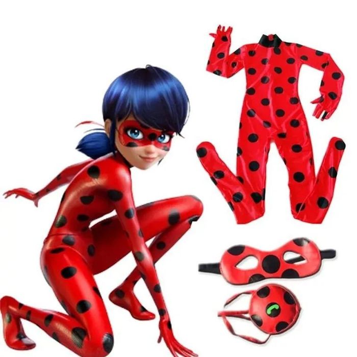 Леди баг костюм волоси ест комплекте