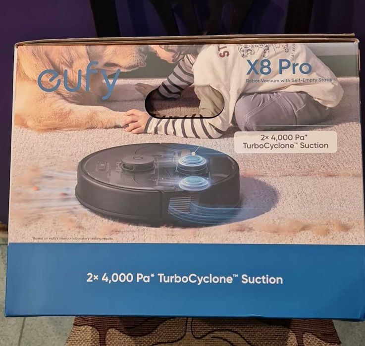 Прахосмукачка Робот Anker Eufy Х8 Pro със Самоизпразваща се Станция