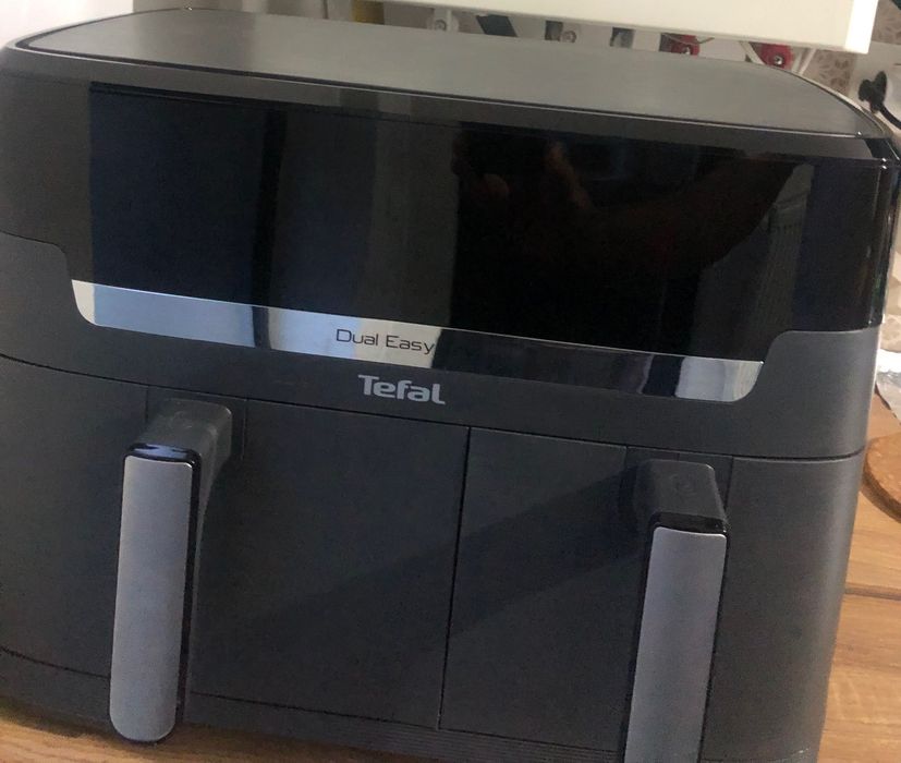 Friteuză cu aer cald dublă Tefal Dual Easy Fry XXL