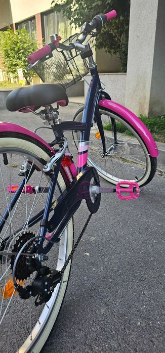 Bicicleta Btwin Decathlon 500 ROZ 24 inch - ca noua