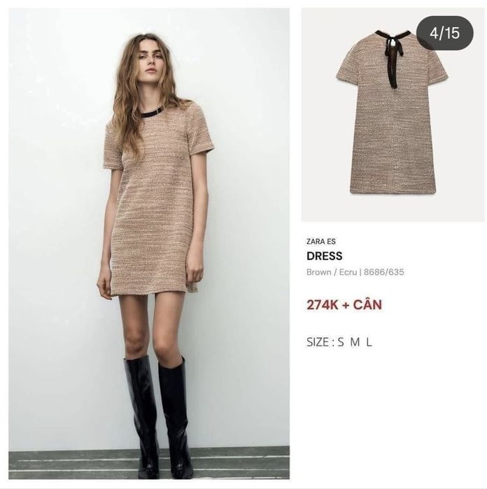 Рокля Зара само пробвана