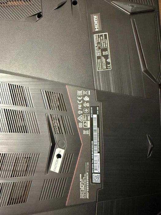 Laptop Gaming MSI GF65 Thin RTX 3060 / Core i7-10750H / 16GB / 144Hz / 1.5 TB Stocare