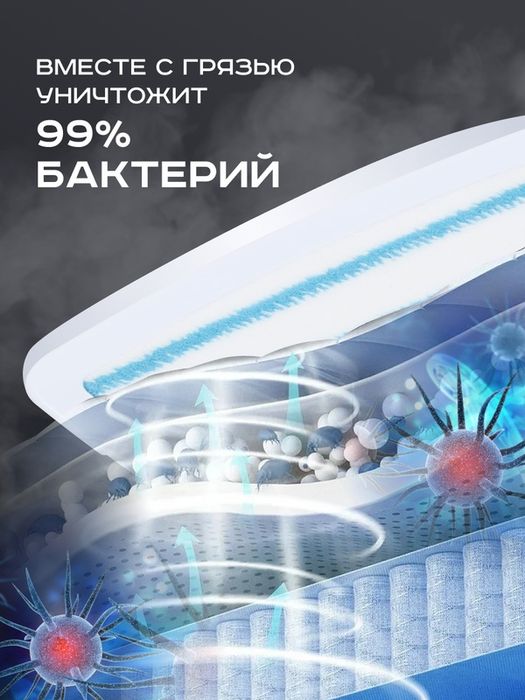 Паровая швабра для дома с насадками, 2 в1, парочиститель Gizmy