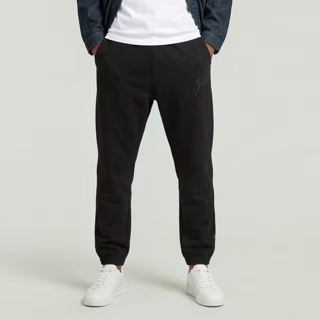 Оригинално долнище G-Star Raw Script M , L , XL ново мъжко черно анцуг панталон