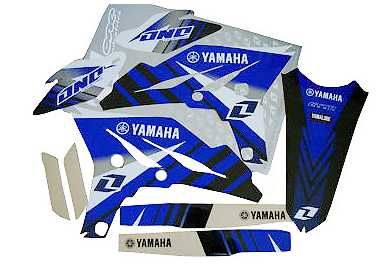 НОВ Комплект Лепенки Стикери на ONE INDUSTRIES  2010-13 Yamaha YZ250F