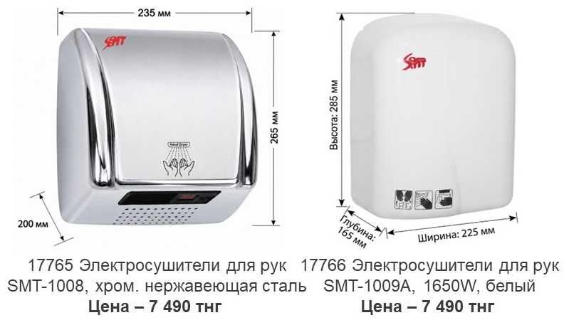 Электросушитель для рук Puff. Распродажа витрины.