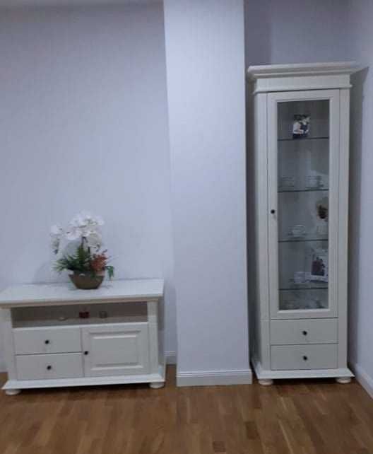 Comoda TV din lemn masiv Mona mica, 110×65×45 cm