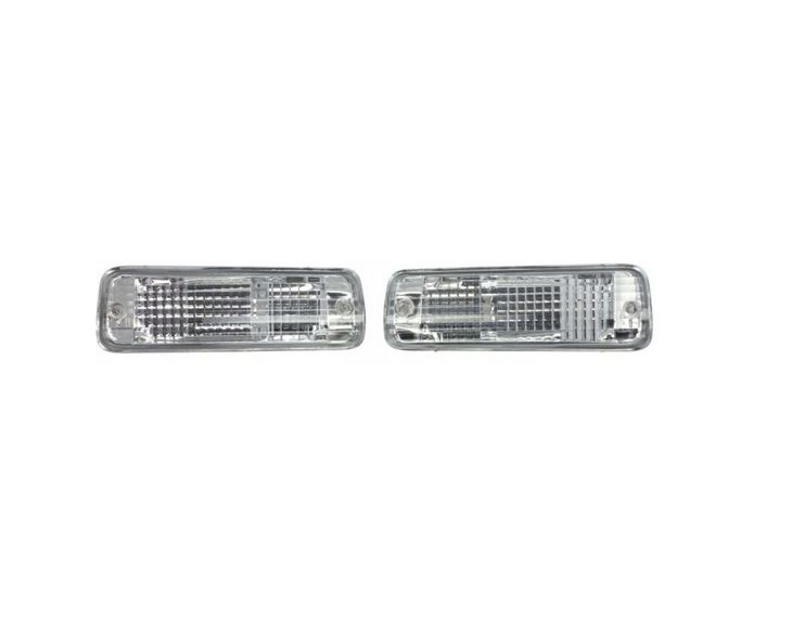 Lampa semnalizare fata Toyota Land Cruiser (Fj80/Fj82), 01.1989-05.1996, model: LT, RJ, tuning, montare fata, stanga+dreapta, PY21W; transparent; fara soclu bec; tuning; Omologare: nu; Depo