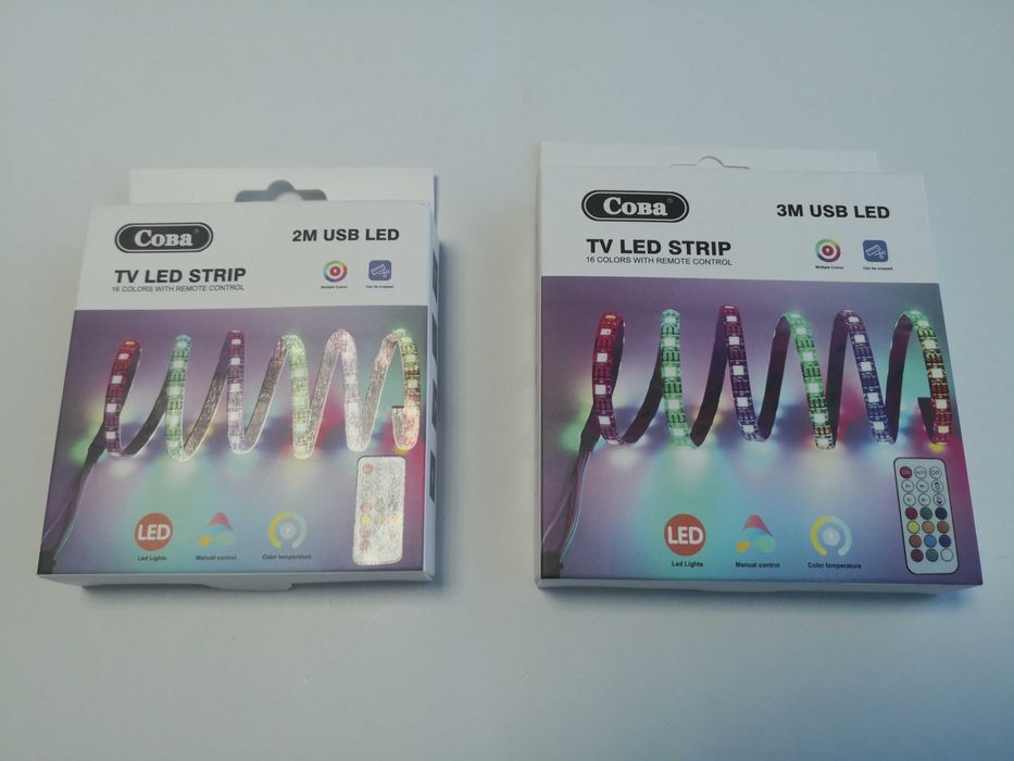 Kit banda led tv pt. iluminare fundal tv 2 m sau 3 m