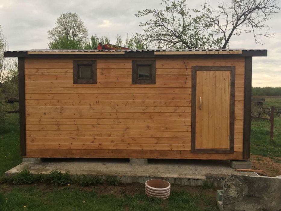 Мобильные перевозные модульные бани и беседки