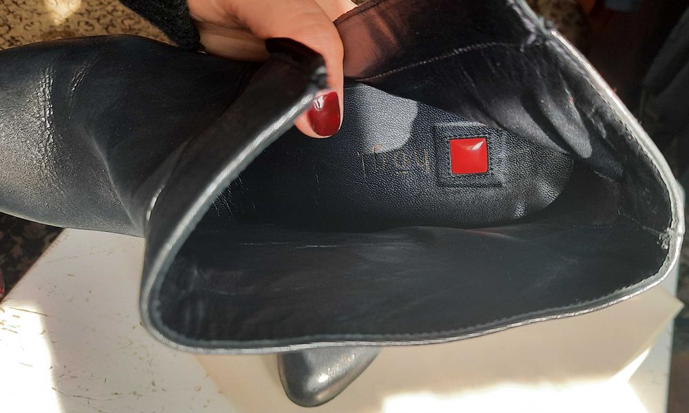 Кожени боти на ток Hogl