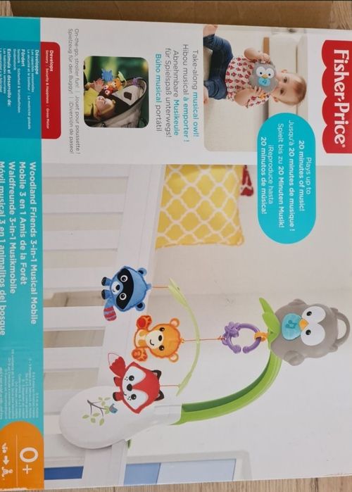 Въртележка за кошара Fisher Price