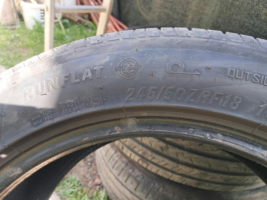 2 бр. гуми RUNFLAT 18 ки