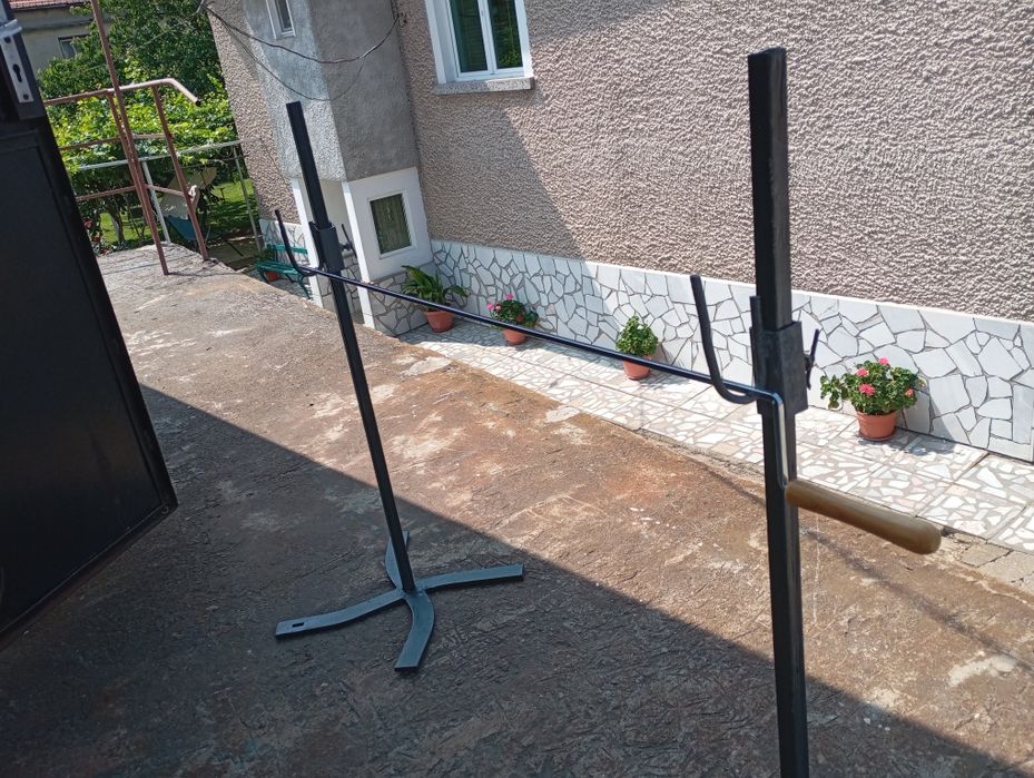 Шиш с моторче за чеверме грил