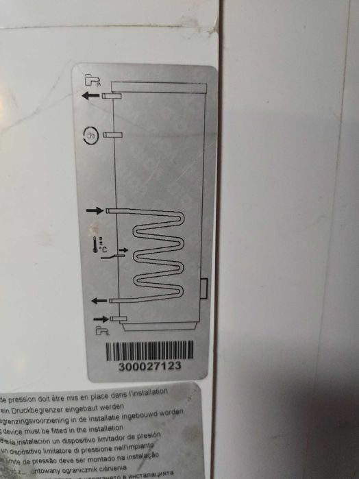 Boiler Termic 200l cu o Serpentina Remeha Emailat Panouri solare apa caldă