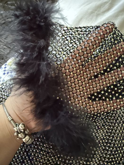 Мрежеста рокля от shein