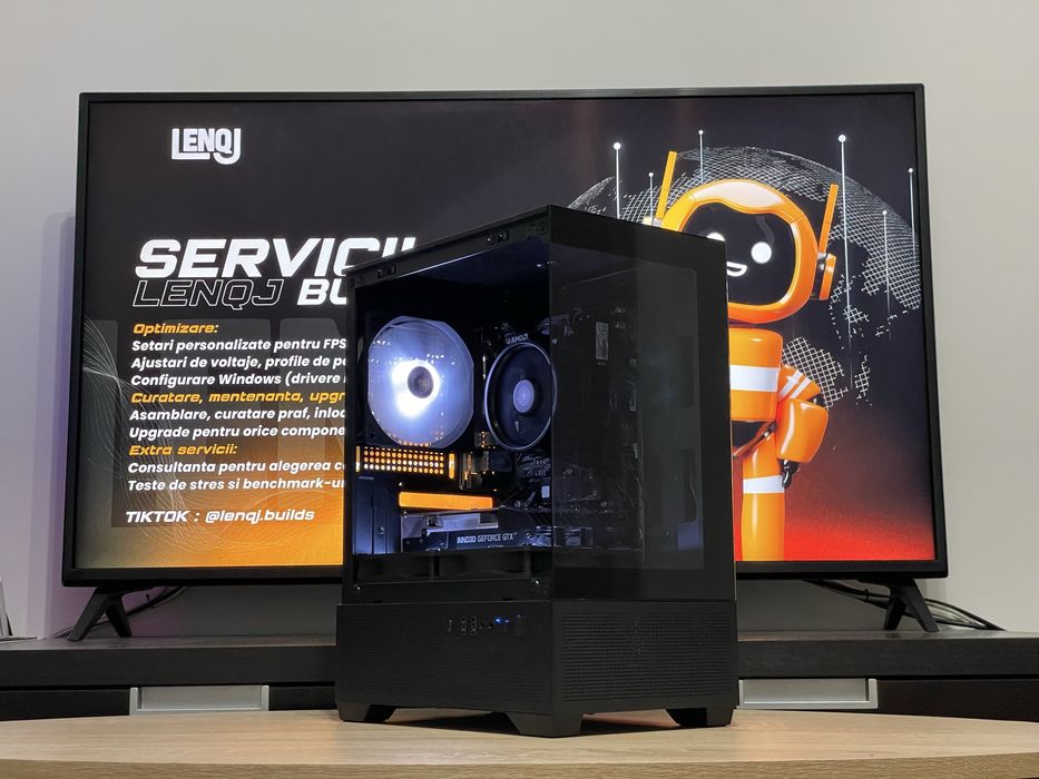 Calculator / Sistem PC Gaming - R5 2600, 1650 4GB, 16GB 3200, 256GB SSD