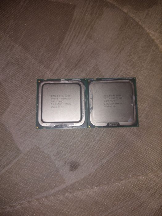 Intel Core 2 duo E8400  и E7500