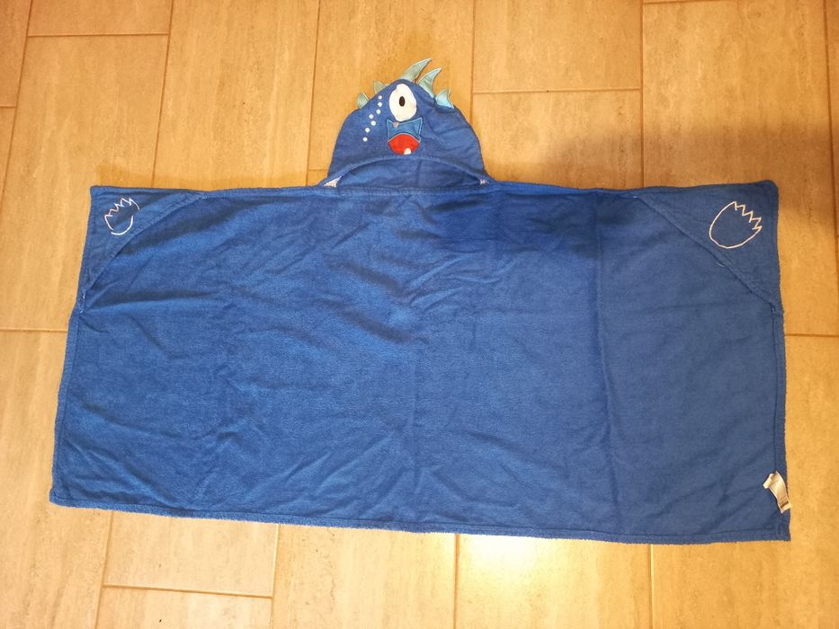Prosop/halat din bumbac 100% poncho de baie "George" copii