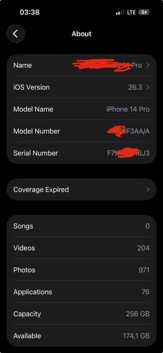 iPhone 14 Pro 256 96% batare ideal