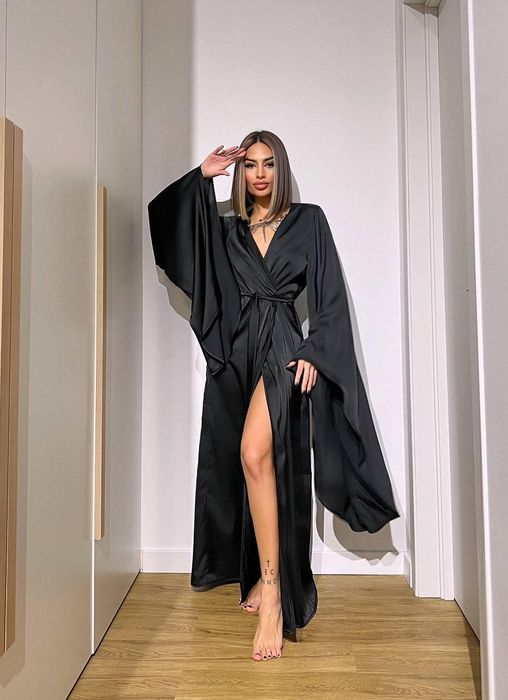 Женский халат 100% шелк