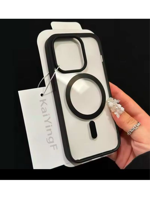 Husa Iphone 15/16/16E PRO MAX PLUS Cerc Magnetic Rama Colorata