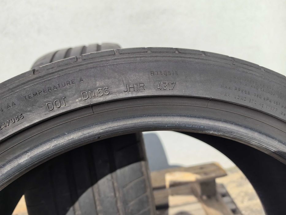 245/40/19 Дънлоп ДОТ 2017 г - РЪН ФЛАТ