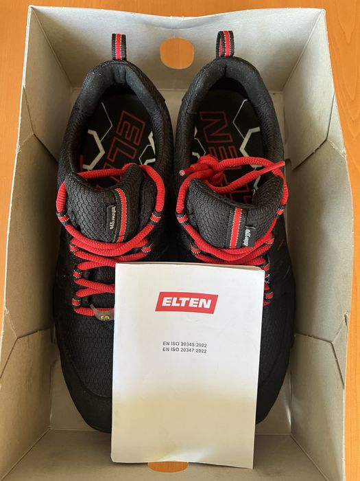 ELTEN MADDOX black-red Low ESD S3S – mărimea 42