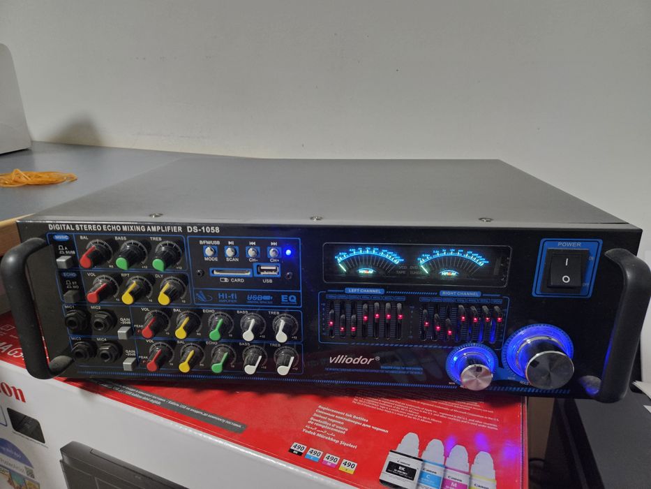 Amplificator Profesional Vlliodor 2 X 185 W Bluetooth