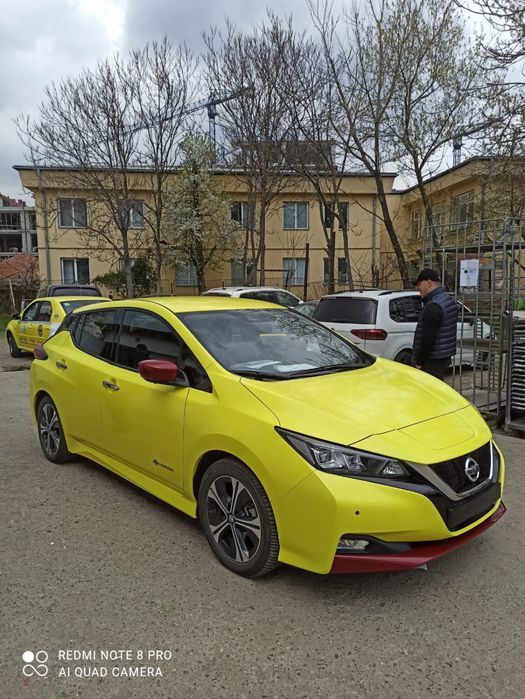 Colantare  / foliere caroserie galben taxi - Material premium