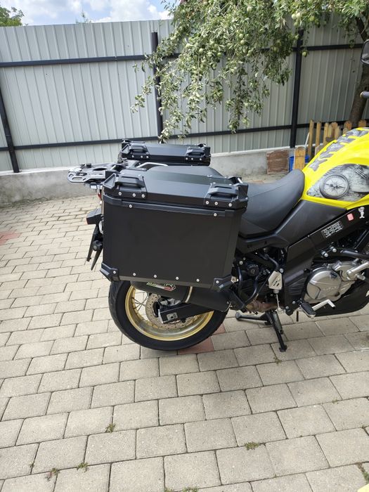 Topcase Sidecase side case genti moto cutii moto cutii laterale aluminiu 38 litri