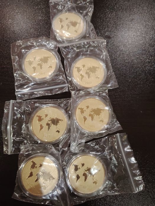 Монети "Седемте чудеса на света"