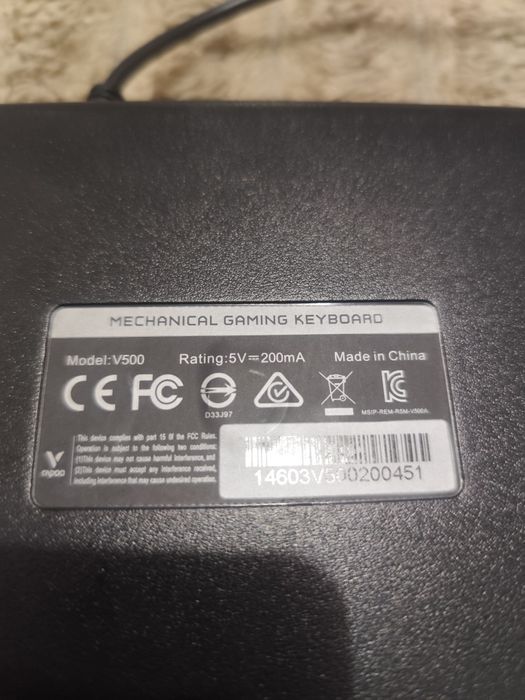 Клавиатура rapoo v500