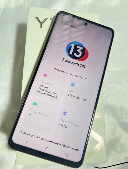 Продам смартфон Vivo y35 256 гб Обмен