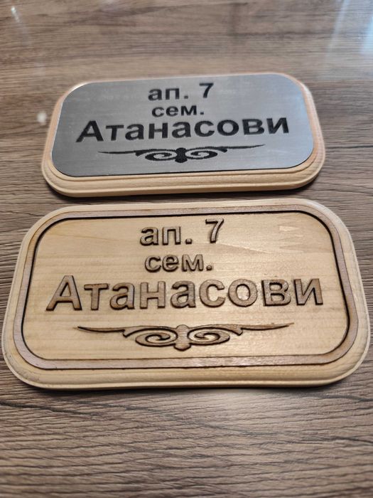 Дървени изделия табелки ключодържатели икони