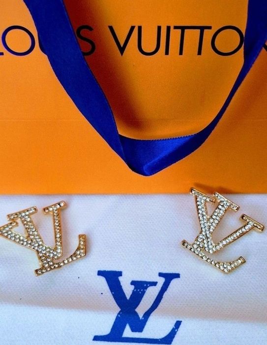 Broșe otel inoxidabil LV,insertii strass, super model