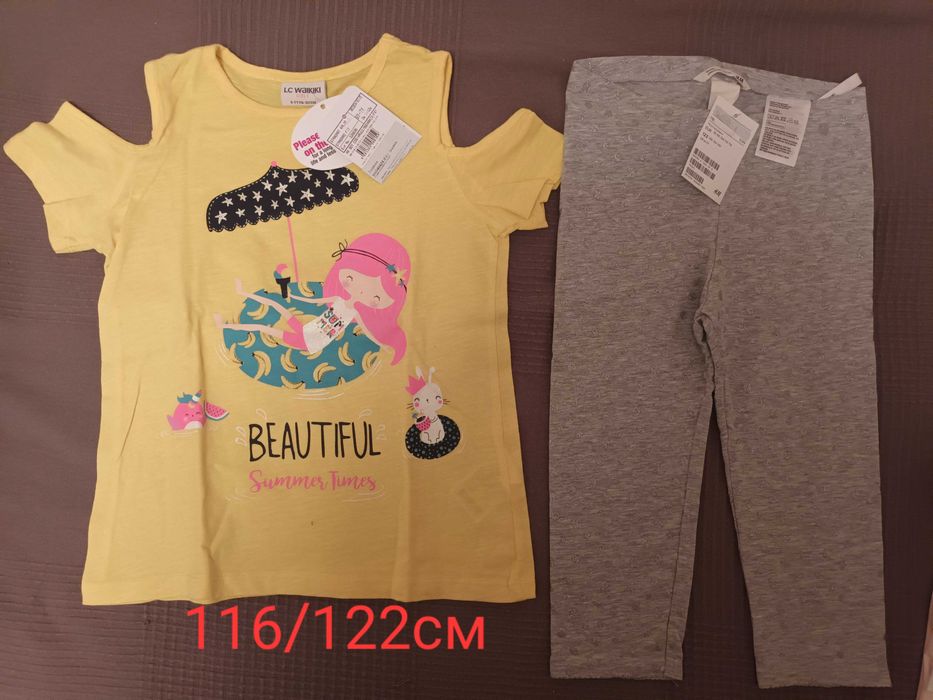 Нови детски дрешки размер 110/116/122/128см.