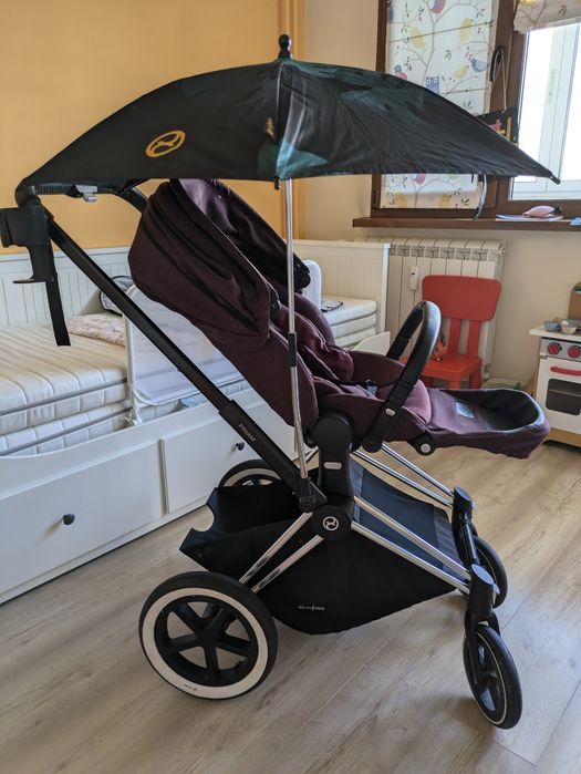 Бебешка / детска количка Cybex Priam Gold модел 2017, лилава