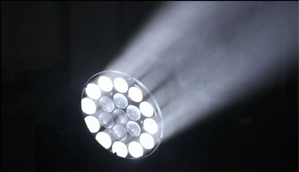 Moving Head Wash LED 19x15W RGBW/DMX/Movinghead Zoom Martin Aura Efect