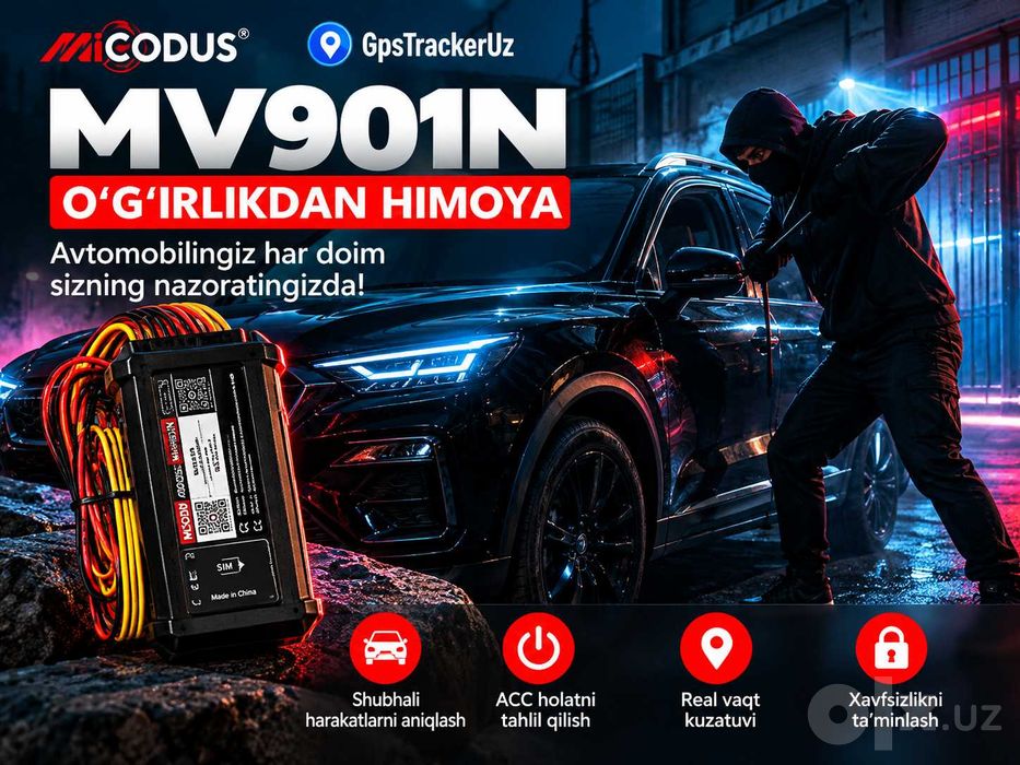 GPS трекер  MiCODUS MV901N GPS trekerini taklif etadi!
