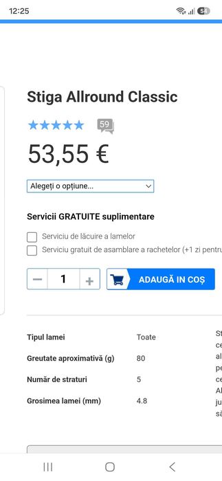 (Rezervat pana pe data de 15.09.2026 )Lemn paleta tenis de masa