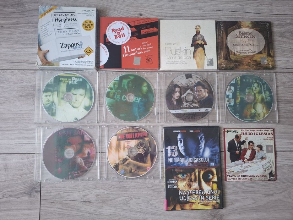 Vinyl CDuri/DVDuri Muzica Internationala/Romaneasca/Audiobookuri/Filme